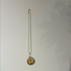 Vintage 70’s Costume Pendant Necklace